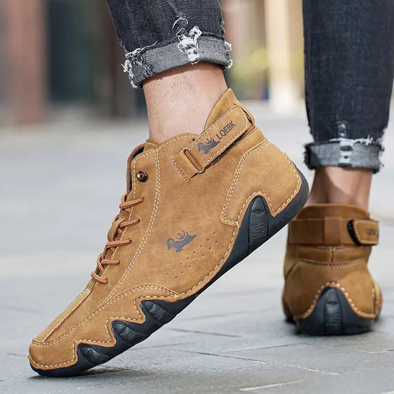 Steven - Casual Leather Ankle Boots