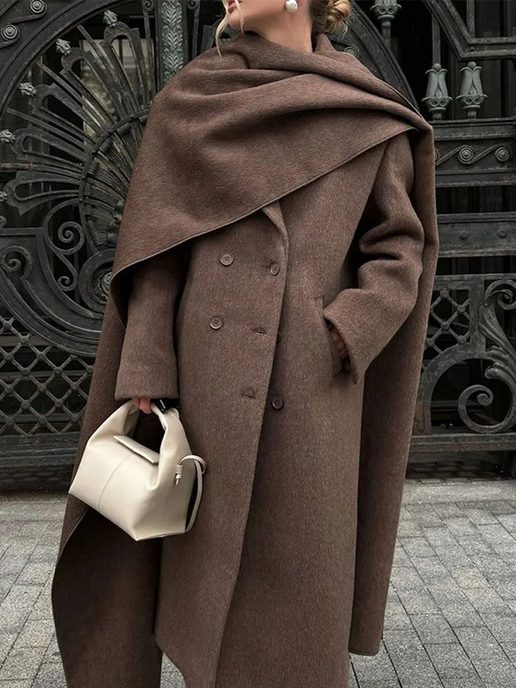 Grace - Elegant Wool Lapel Coat