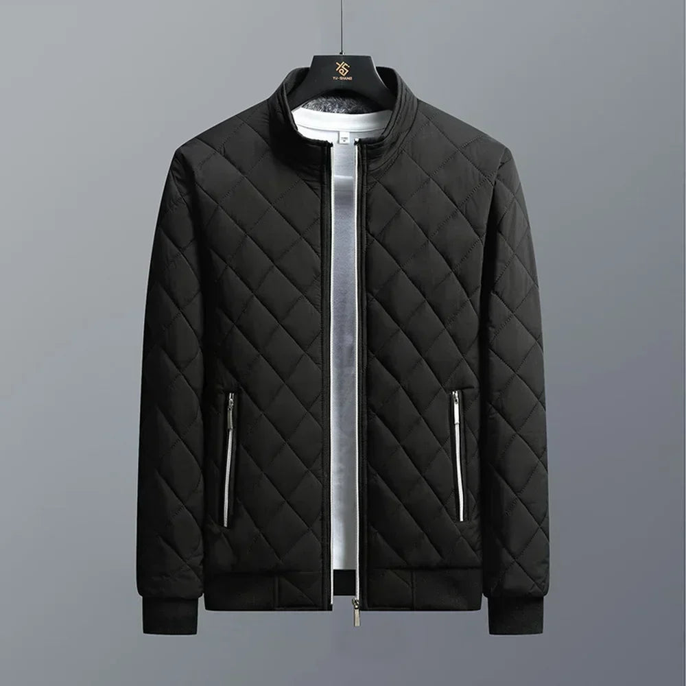 Kevin - Slim Fit Fleece-Lined Bomber Jacket