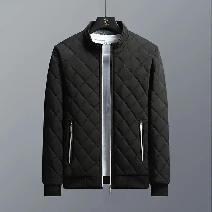 Kevin - Slim Fit Fleece-Lined Bomber Jacket