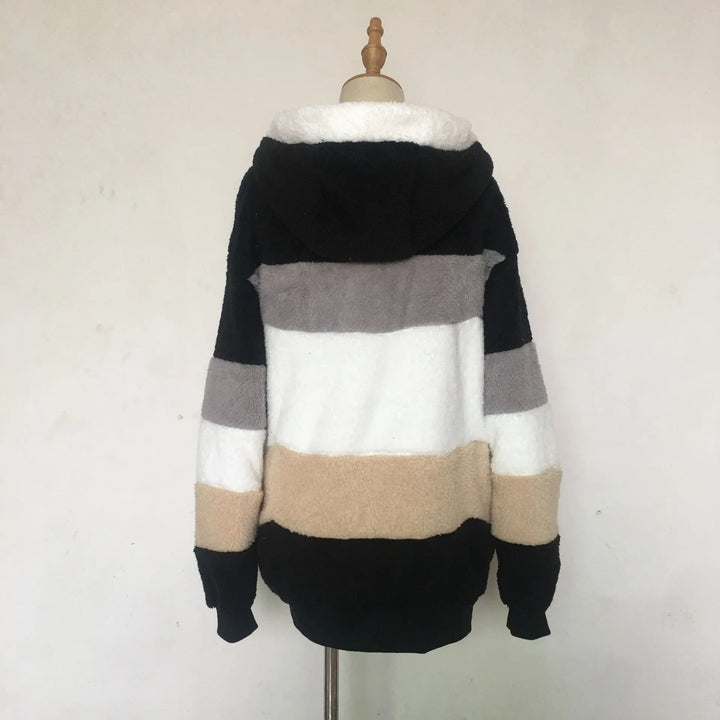 Lily - Oversized Plush Hooded Jacket