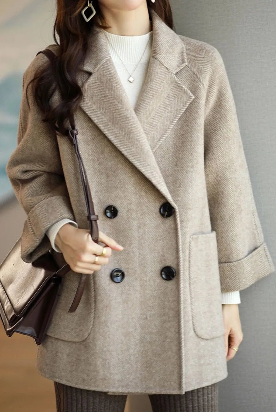 Amelia - Cozy Chic Wool Coat