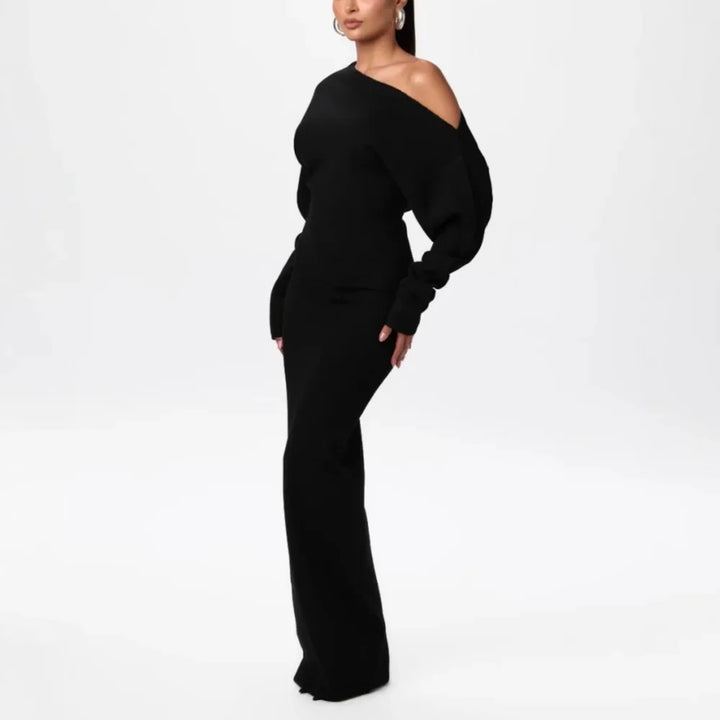 Ruby - Women's Off-Shoulder Slim Dress