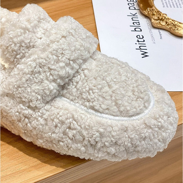 Luna - Plush Flat Shoes