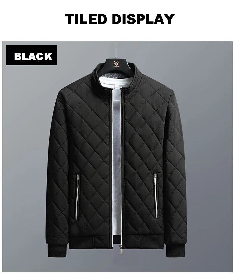 Kevin - Slim Fit Fleece-Lined Bomber Jacket