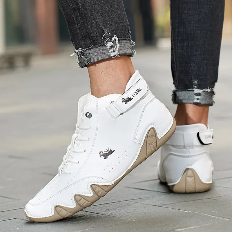 Steven - Casual Leather Ankle Boots