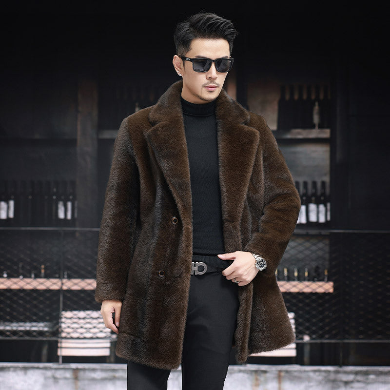 Charlie - Men's Luxury Faux Fur Coat