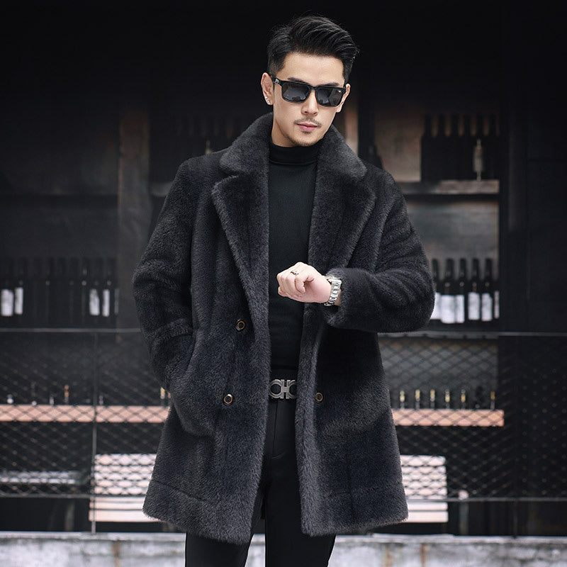 Charlie - Men's Luxury Faux Fur Coat