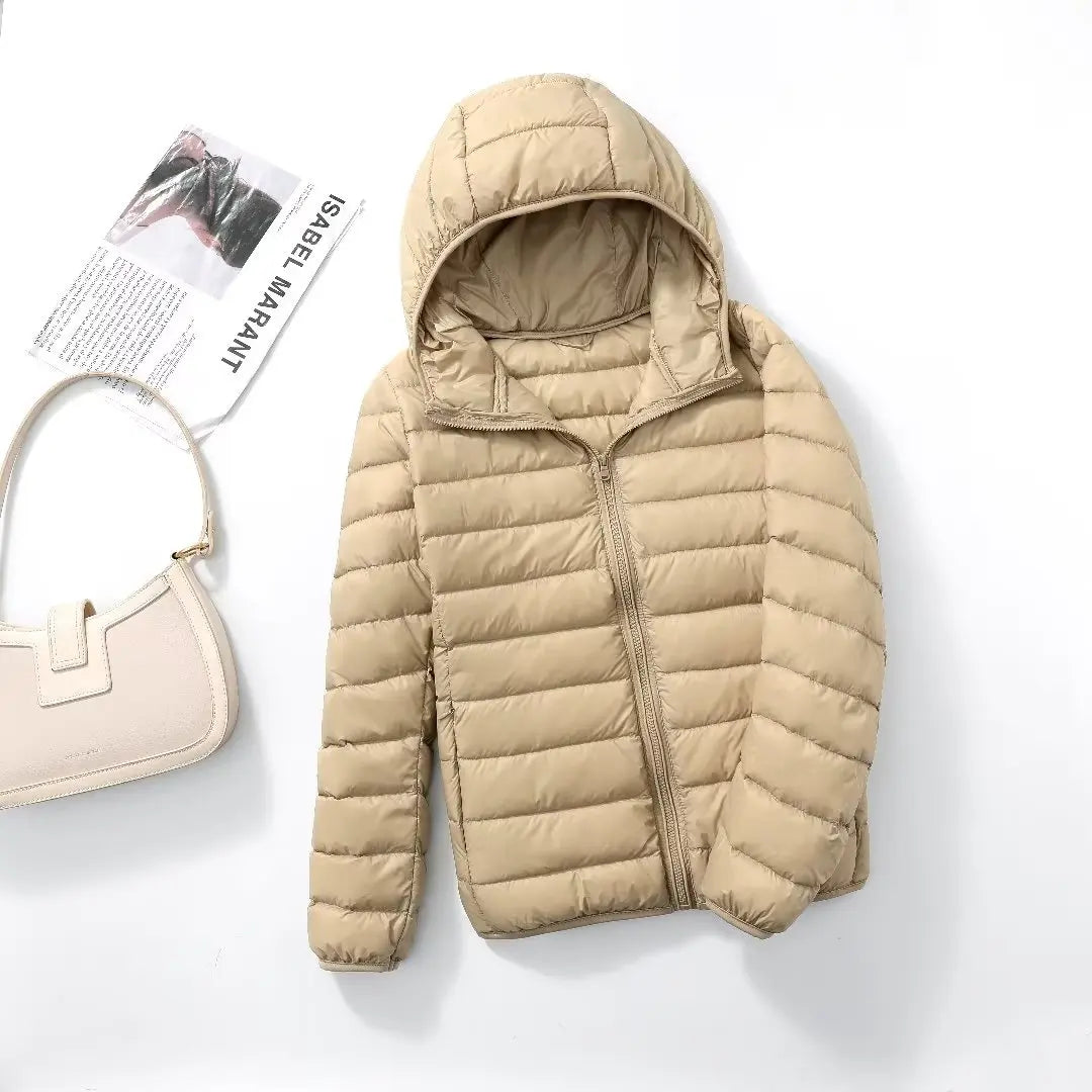 Chloe - Women's Ultralight Hooded Puffer Jacket