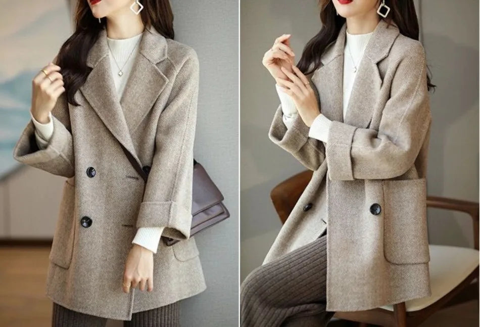 Amelia - Cozy Chic Wool Coat