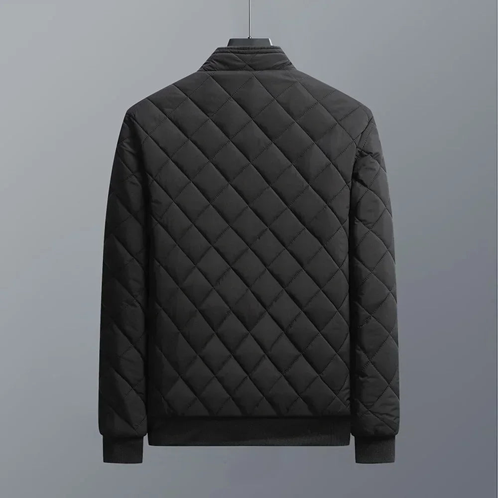 Kevin - Slim Fit Fleece-Lined Bomber Jacket