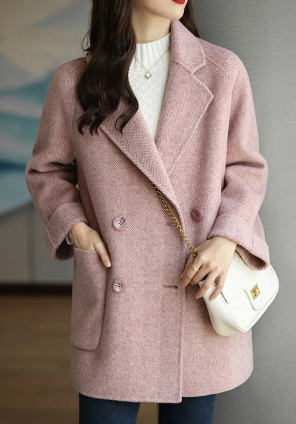 Amelia - Cozy Chic Wool Coat