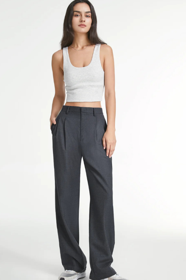 Emily -  Wide Leg Tailored Pants