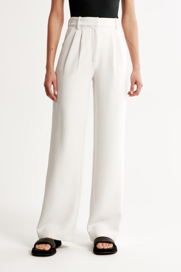 Emily -  Wide Leg Tailored Pants