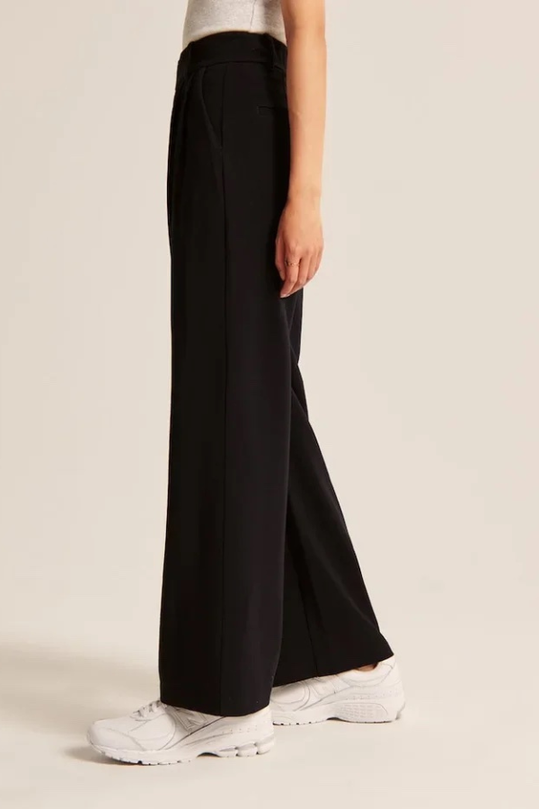 Emily -  Wide Leg Tailored Pants