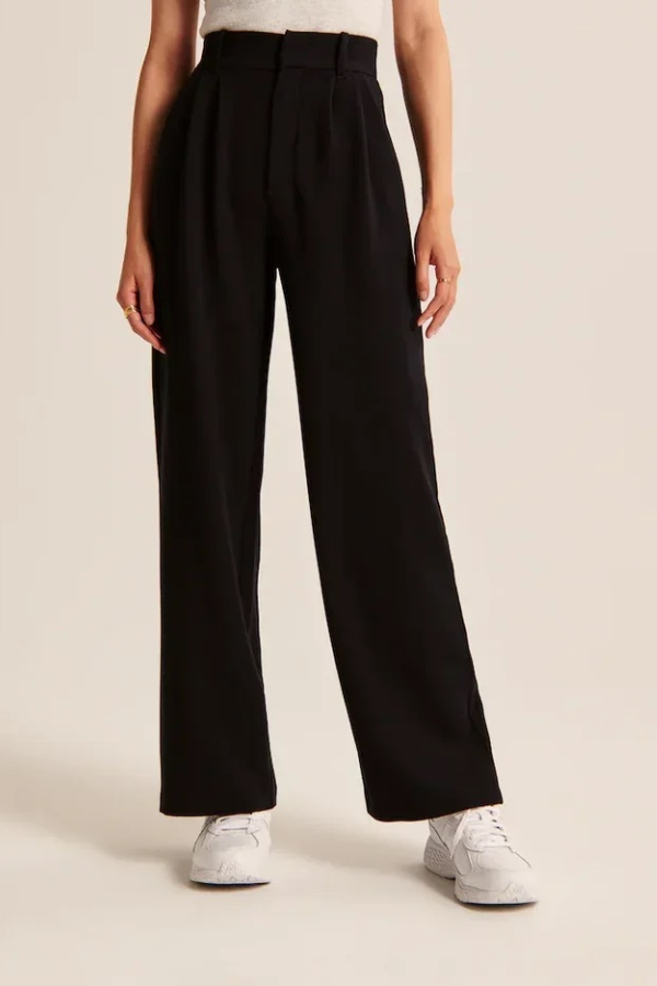 Emily -  Wide Leg Tailored Pants