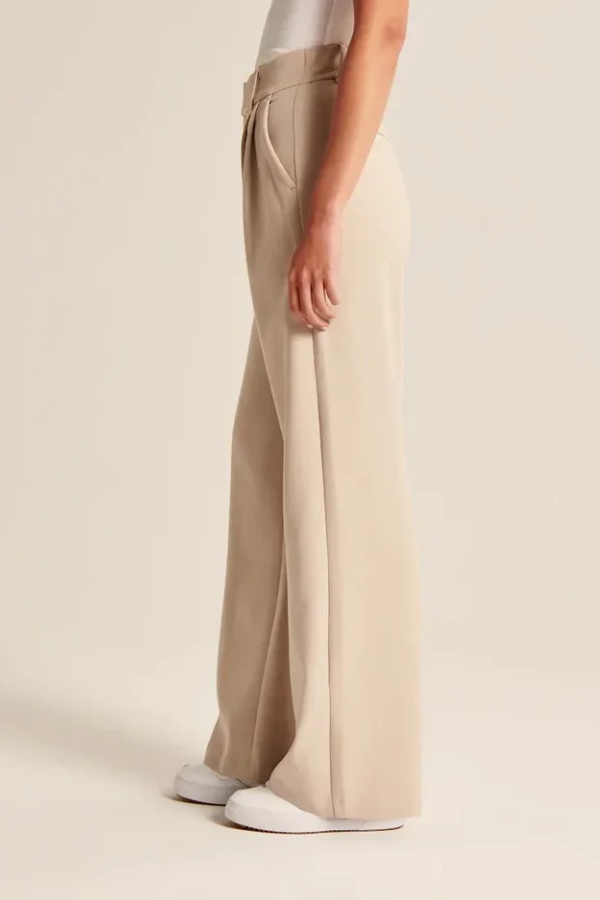 Emily -  Wide Leg Tailored Pants