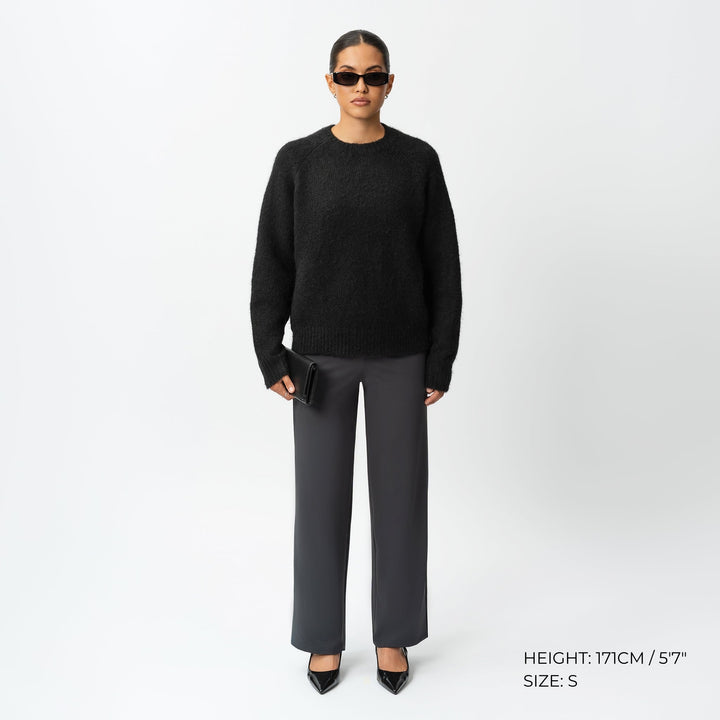 Freya - Relaxed Knit Wool Blend Sweater