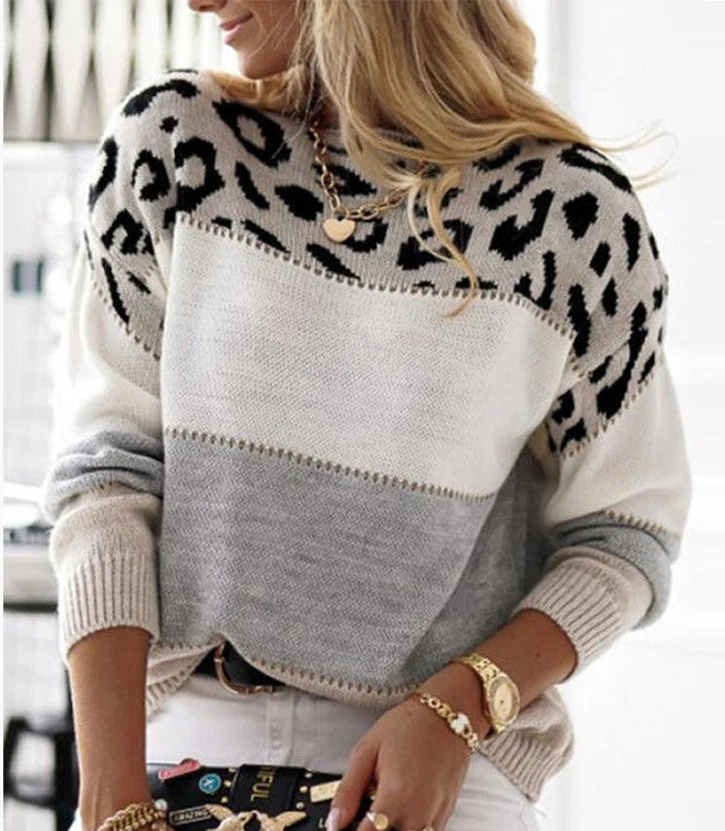 Kelly - Chic Leopard Sweater