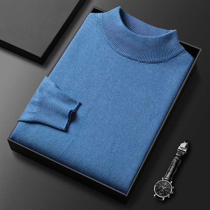 James - Classic Knitted Turtleneck Sweater for Men