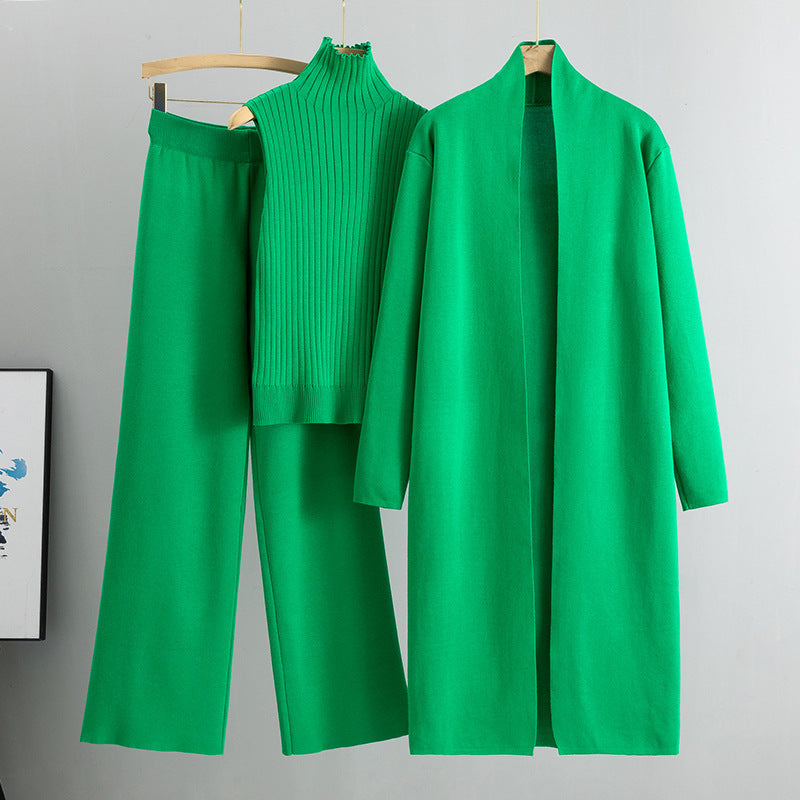 Ellie - Long Cardigan & Pants 3pc Set