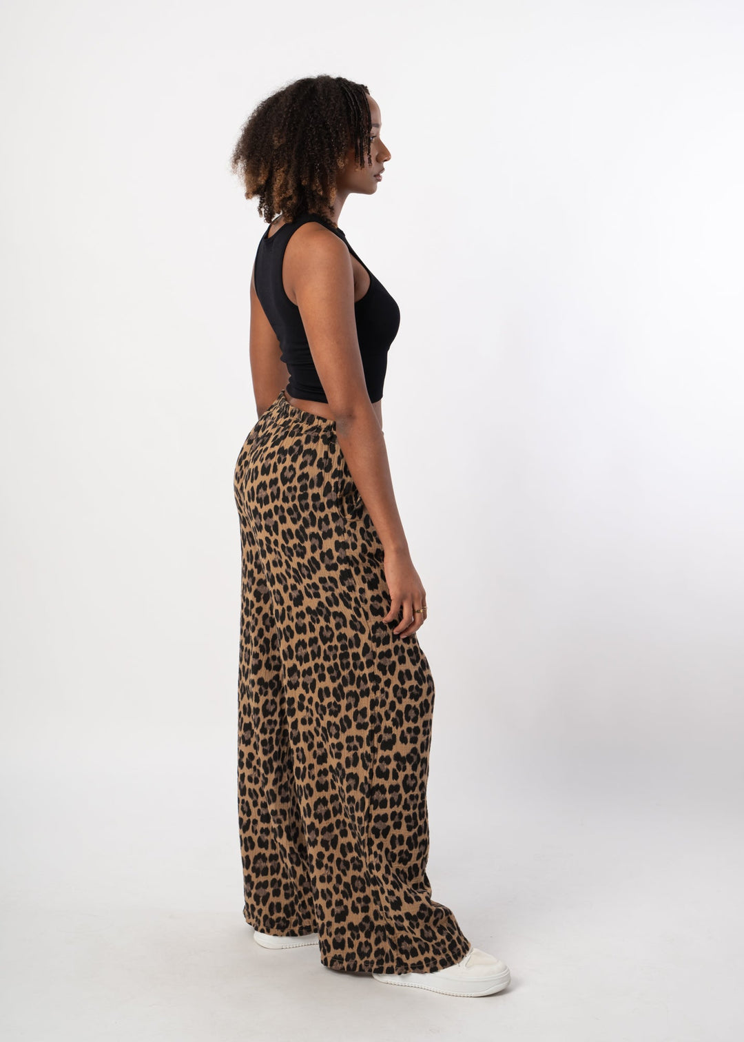 Aria - Vintage Leopard Streetwear Trousers