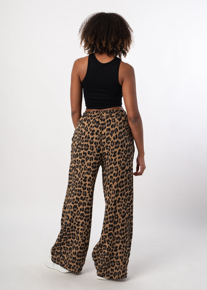 Aria - Vintage Leopard Streetwear Trousers